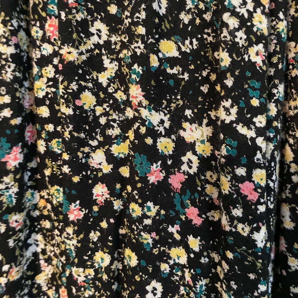 Ranna Gill Black Floral Maxi Dress from Anthropologie - Picture 9 of 9